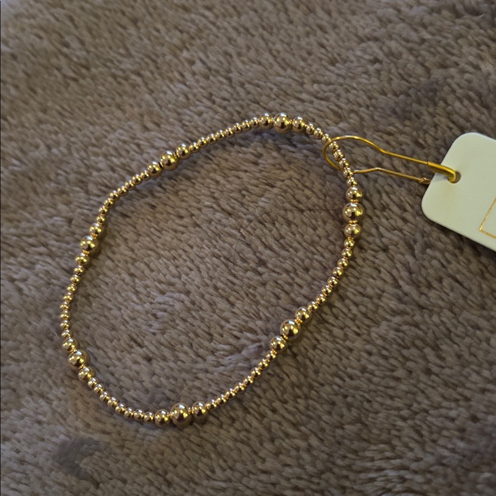 NWT Enewton - Purpose Gold 4mm Bead Bracelet - Picture 3 of 4